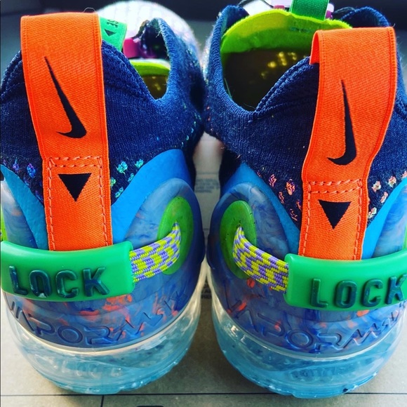 Womenβs Air Vapormax 2020 FX Deep Blue/Multi-Color Size 7.5 - Picture 6 of 7